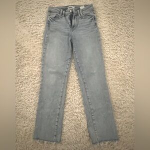 PAIGE  jeans with raw hem! Size 27